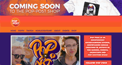 Desktop Screenshot of pop-post.com